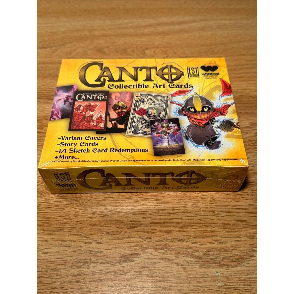 Canto Collectible Art Cards Sealed Booster Box 1st‎ Edition WhatNot 500 Made